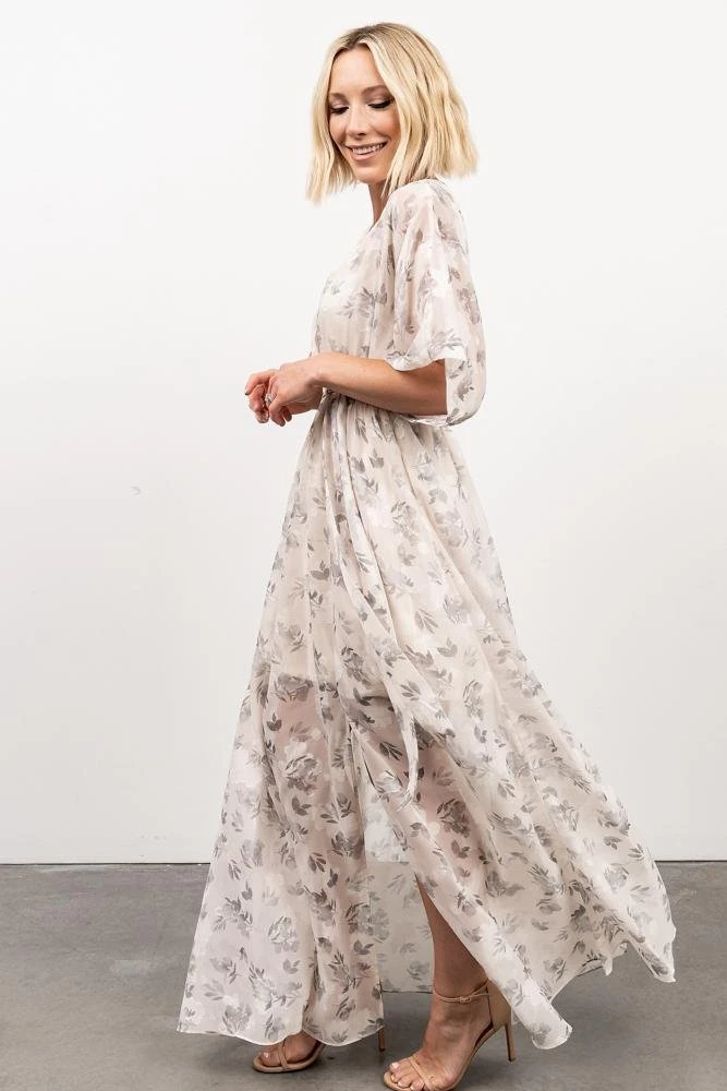 BB Custom Dresses Luca Jacquard Kimono Maxi Dress | Sage 7 BB Custom Dresses Luca Jacquard Kimono Maxi Dress | Sage