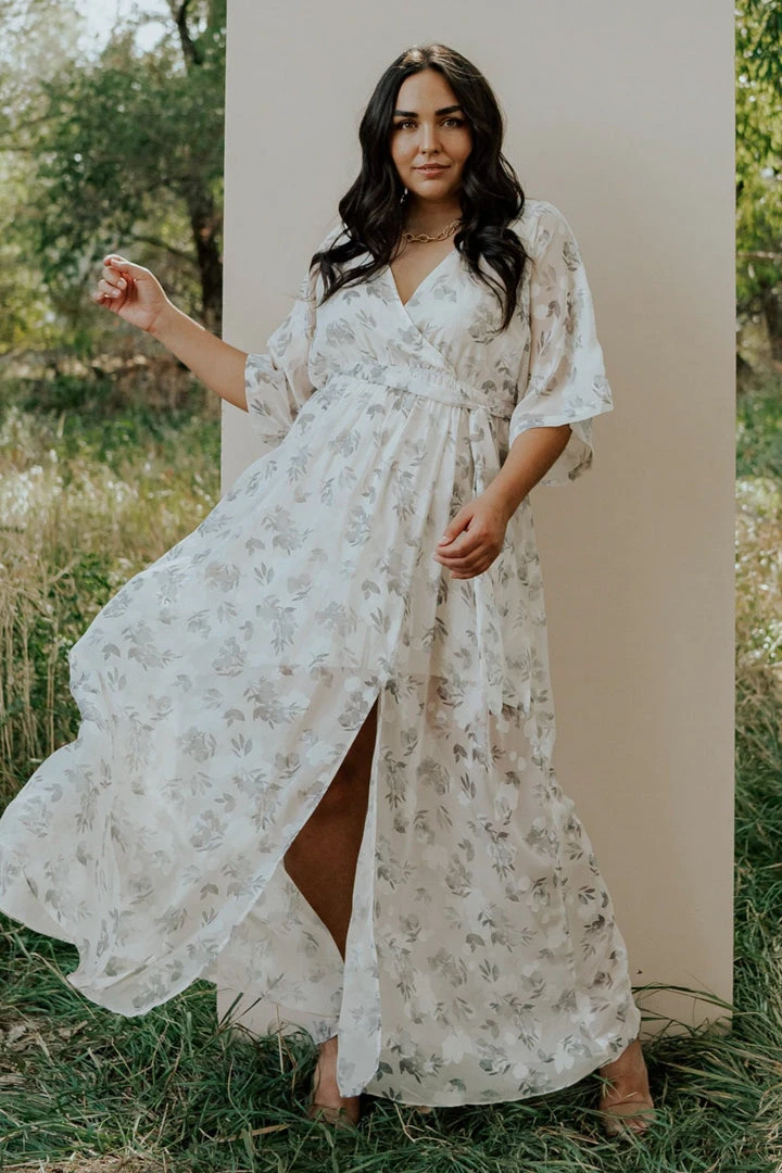 BB Custom Dresses Luca Jacquard Kimono Maxi Dress | Sage 2 BB Custom Dresses Luca Jacquard Kimono Maxi Dress | Sage