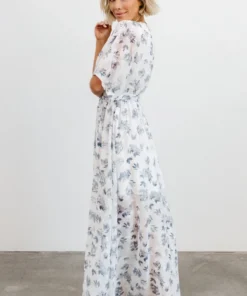 BB Custom Luca Jacquard Kimono Maxi Dress | Slate Blue Dresses 23 BB Custom Luca Jacquard Kimono Maxi Dress | Slate Blue Dresses