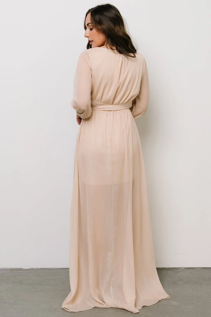 RR Dresses Luna Sparkle Maxi Dress | Champagne 5 RR Dresses Luna Sparkle Maxi Dress | Champagne