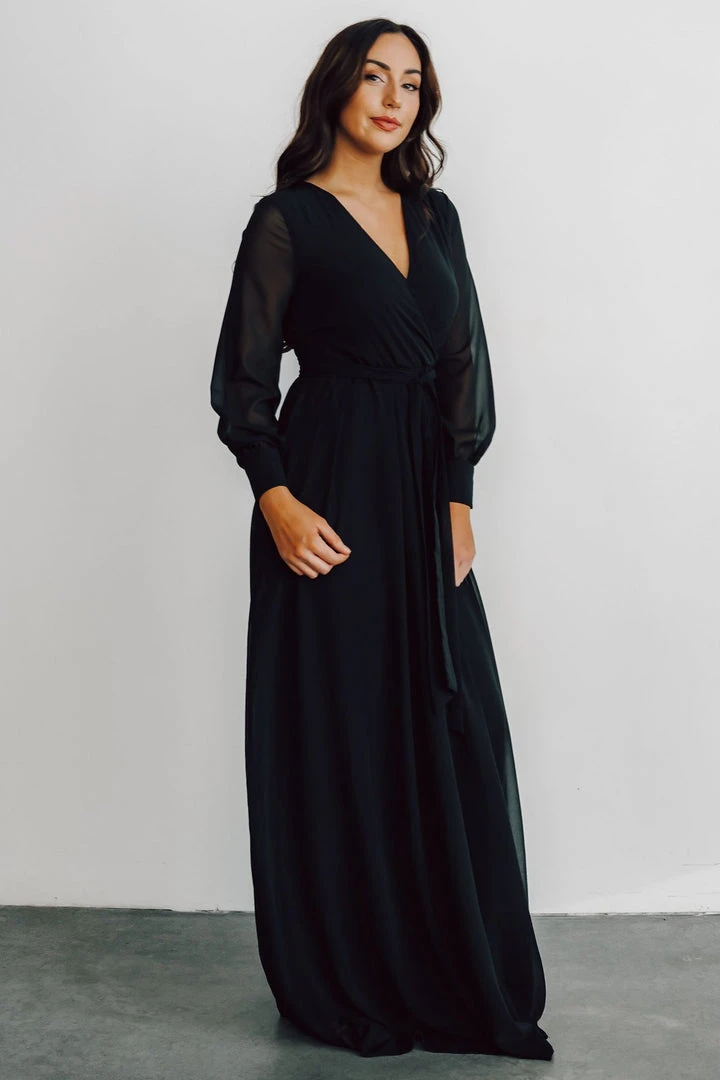 RR Lydia Maxi Dress | Black 3 RR Lydia Maxi Dress | Black
