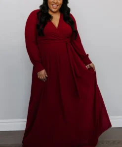 RR Lydia Maxi Dress | Burgundy