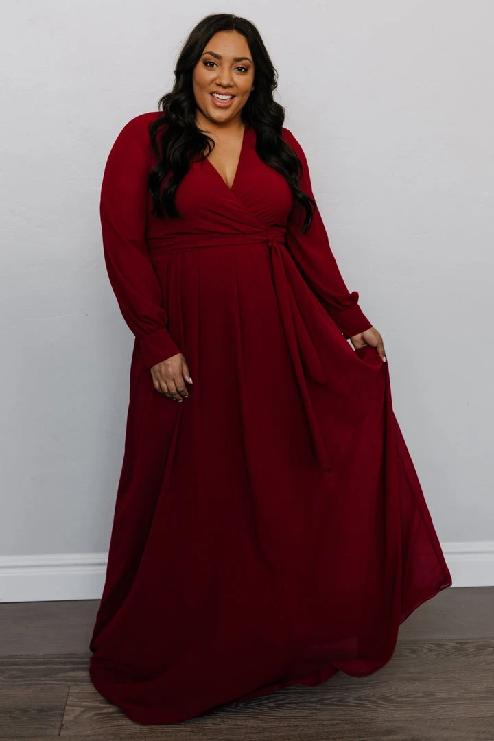 RR Lydia Maxi Dress | Burgundy 2 RR Lydia Maxi Dress | Burgundy