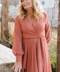 RR Lydia Maxi Dress | Dusty Clay
