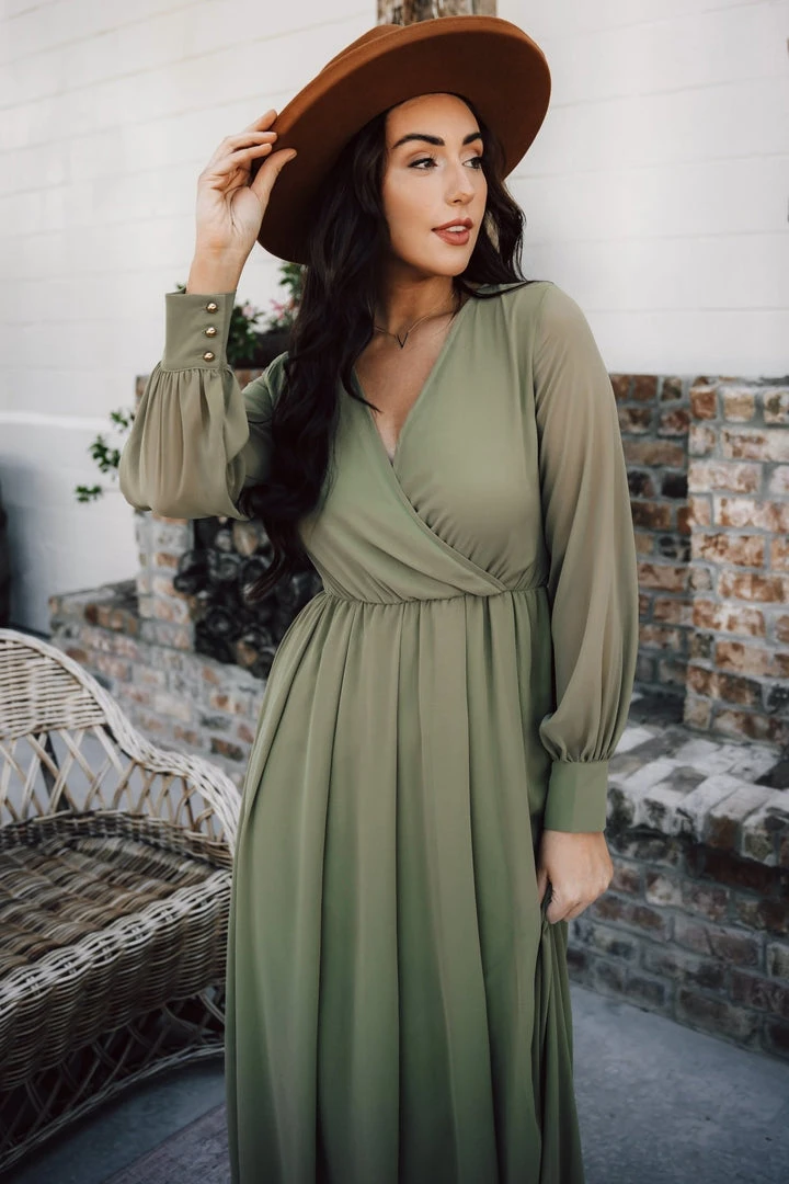 RR Lydia Maxi Dress | Dusty Olive Dresses 8 RR Lydia Maxi Dress | Dusty Olive Dresses