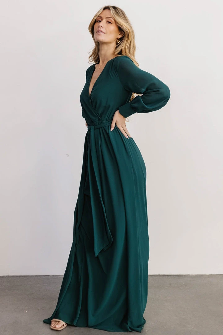 RR Dresses Lydia Maxi Dress | Hunter Green 2 RR Dresses Lydia Maxi Dress | Hunter Green