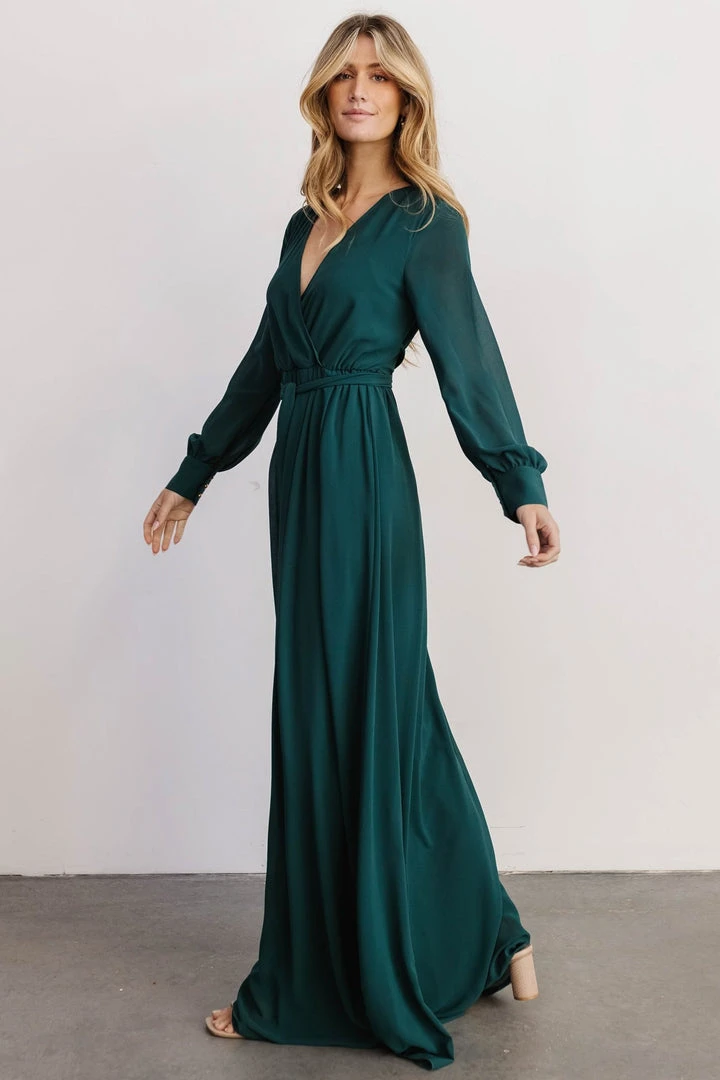 RR Dresses Lydia Maxi Dress | Hunter Green 5 RR Dresses Lydia Maxi Dress | Hunter Green