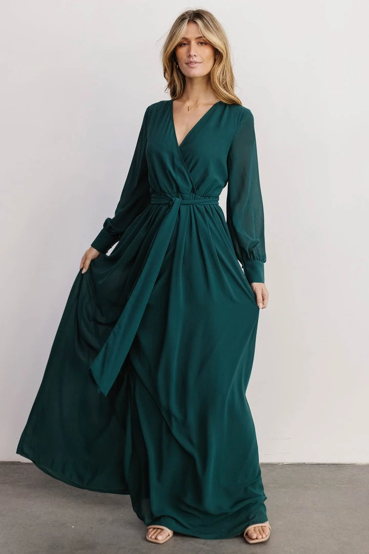 RR Dresses Lydia Maxi Dress | Hunter Green 1 RR Dresses Lydia Maxi Dress | Hunter Green