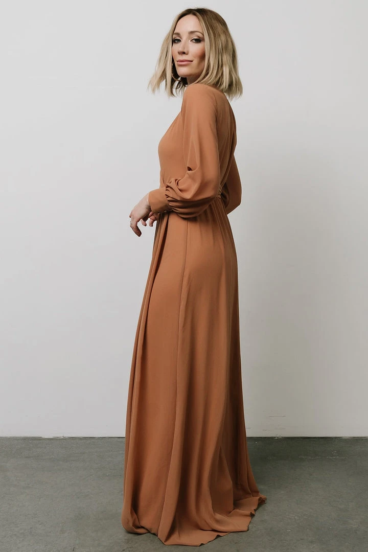 RR Lydia Maxi Dress | Light Copper 5 RR Lydia Maxi Dress | Light Copper