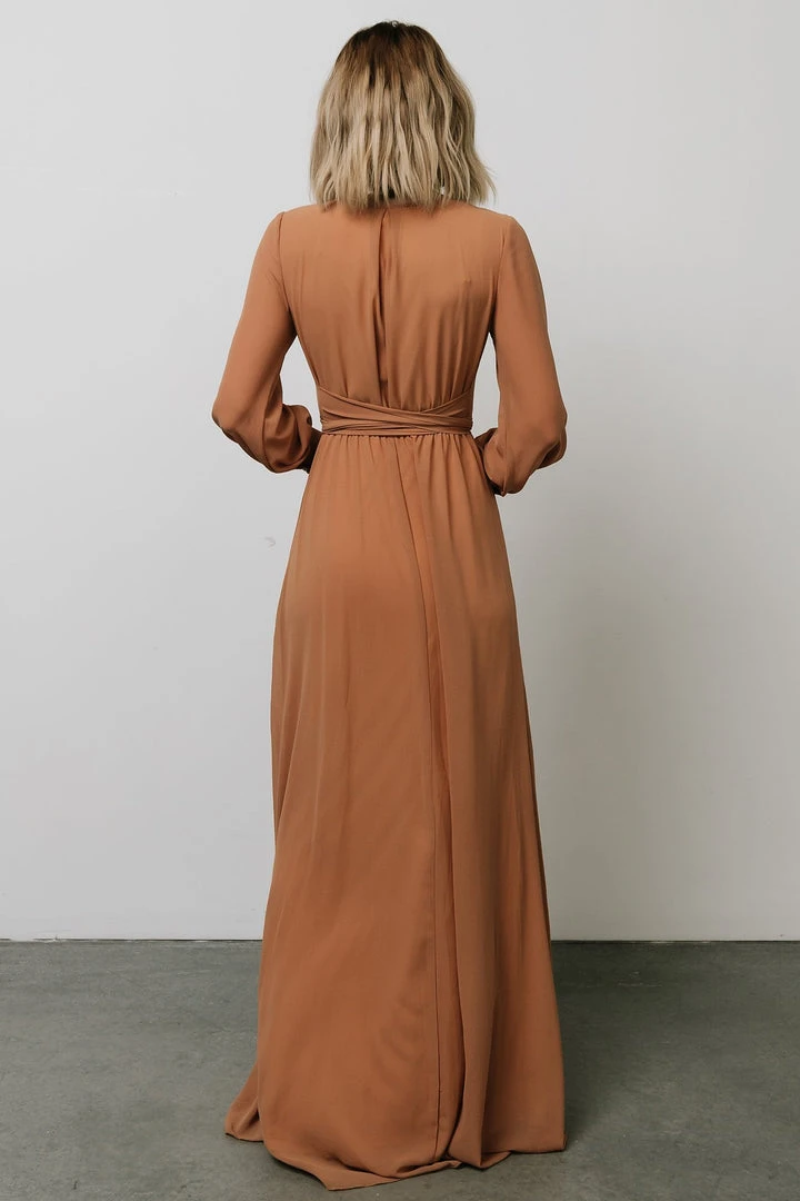 RR Lydia Maxi Dress | Light Copper 6 RR Lydia Maxi Dress | Light Copper