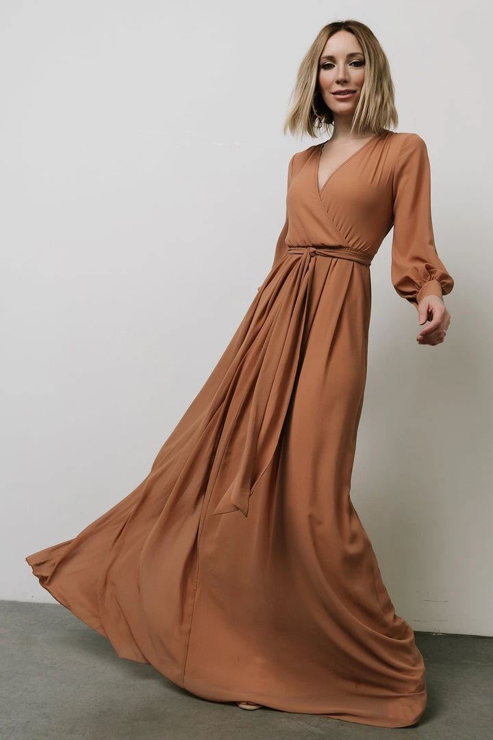RR Lydia Maxi Dress | Light Copper 4 RR Lydia Maxi Dress | Light Copper