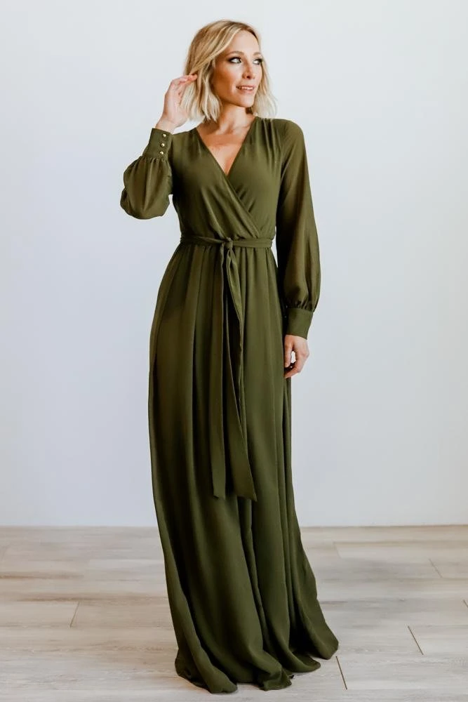 RR Lydia Maxi Dress | Olive Dresses 1 RR Lydia Maxi Dress | Olive Dresses
