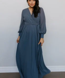 RR Dresses Lydia Maxi Dress | Slate Blue