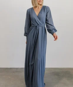 RR Dresses Lydia Maxi Dress | Slate Blue