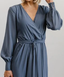 RR Dresses Lydia Maxi Dress | Slate Blue