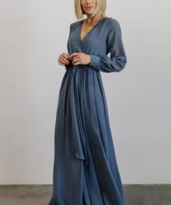 RR Dresses Lydia Maxi Dress | Slate Blue