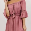 Dresses Magnolia Off Shoulder Mini Dress | Rose