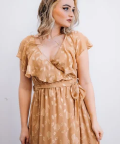 BB Custom Dresses Marion Jacquard Ruffle Maxi Dress | Natural 15 BB Custom Dresses Marion Jacquard Ruffle Maxi Dress | Natural