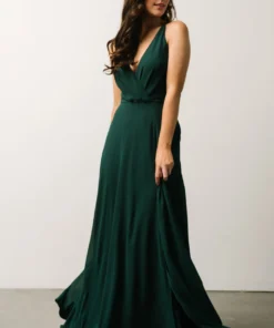Soi Marjorie Maxi Gown | Hunter Green Dresses