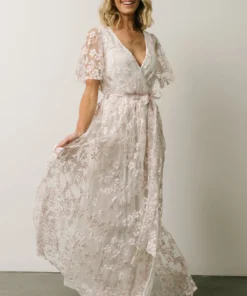 BB Custom Marseille Embossed Maxi Dress | Cherry Blossom Dresses 28 BB Custom Marseille Embossed Maxi Dress | Cherry Blossom Dresses