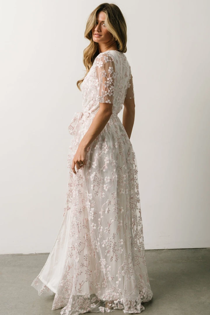 BB Custom Marseille Embossed Maxi Dress | Cherry Blossom Dresses 5 BB Custom Marseille Embossed Maxi Dress | Cherry Blossom Dresses