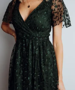 BB Custom Marseille Embossed Maxi Dress | Green 12 BB Custom Marseille Embossed Maxi Dress | Green