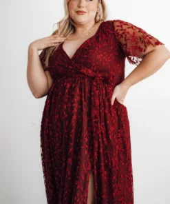 BB Custom Marseille Embossed Maxi Dress | Mulberry Dresses