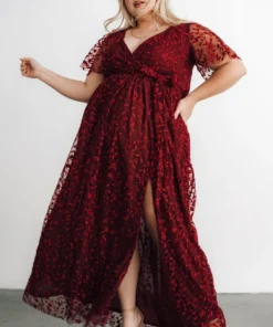 BB Custom Marseille Embossed Maxi Dress | Mulberry Dresses