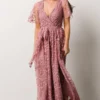 BB Custom Marseille Embossed Maxi Dress | Orchid Dresses