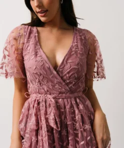 BB Custom Marseille Embossed Maxi Dress | Orchid Dresses