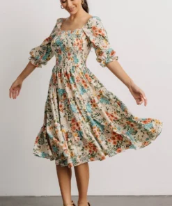 BB Custom Marta Smocked Midi Dress | Summer Floral Dresses 19 BB Custom Marta Smocked Midi Dress | Summer Floral Dresses