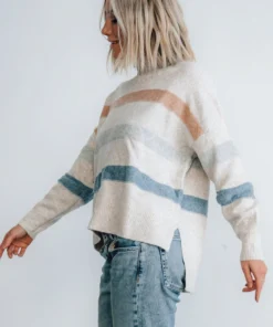 LUM Tops Mavis Stripe Sweater | Natural 15 LUM Tops Mavis Stripe Sweater | Natural