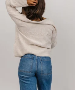 GIL Tops Meline Sweater | Light Beige