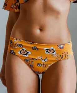 EN Swim Miami Bikini Bottom | Yellow Floral