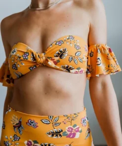 EN Miami Bikini Top | Yellow Floral 11 EN Miami Bikini Top | Yellow Floral