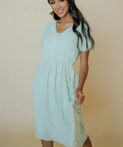 POL Mila Swiss Dot Dress | Sage Dresses 10 POL Mila Swiss Dot Dress | Sage Dresses