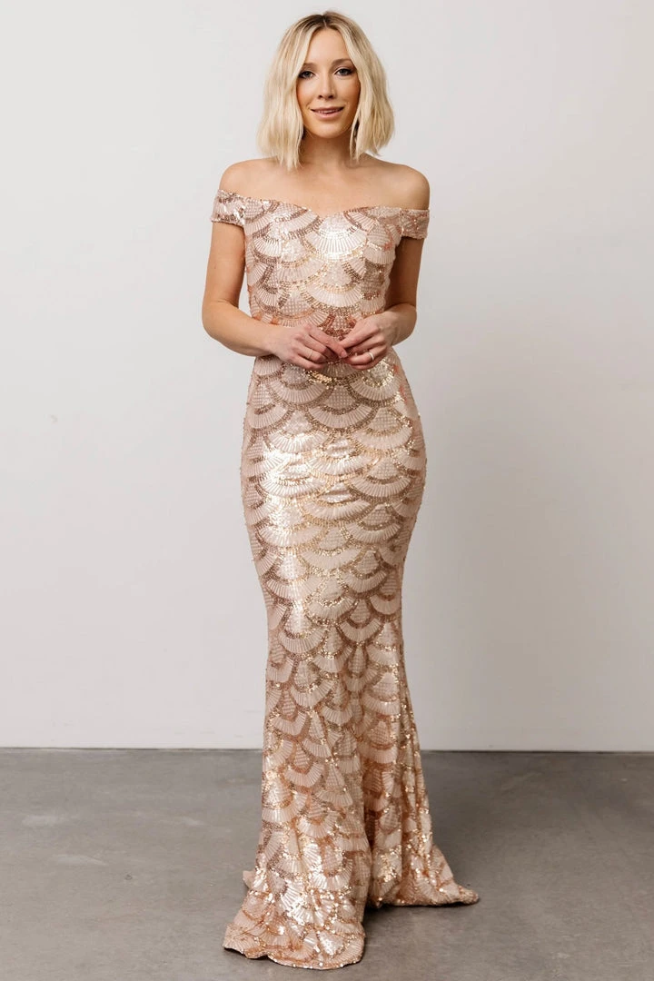 RR Milan Sequin Gown | Rose Gold Dresses 7 RR Milan Sequin Gown | Rose Gold Dresses