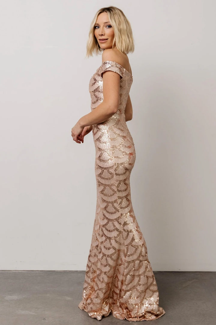 RR Milan Sequin Gown | Rose Gold Dresses 8 RR Milan Sequin Gown | Rose Gold Dresses