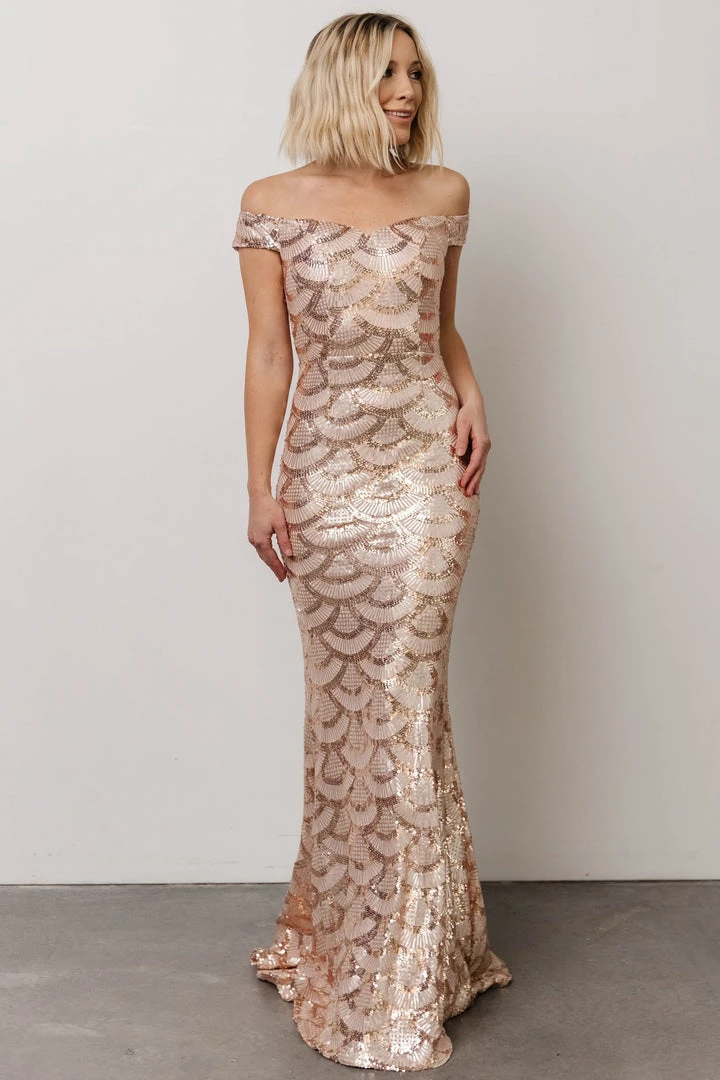 RR Milan Sequin Gown | Rose Gold Dresses 6 RR Milan Sequin Gown | Rose Gold Dresses