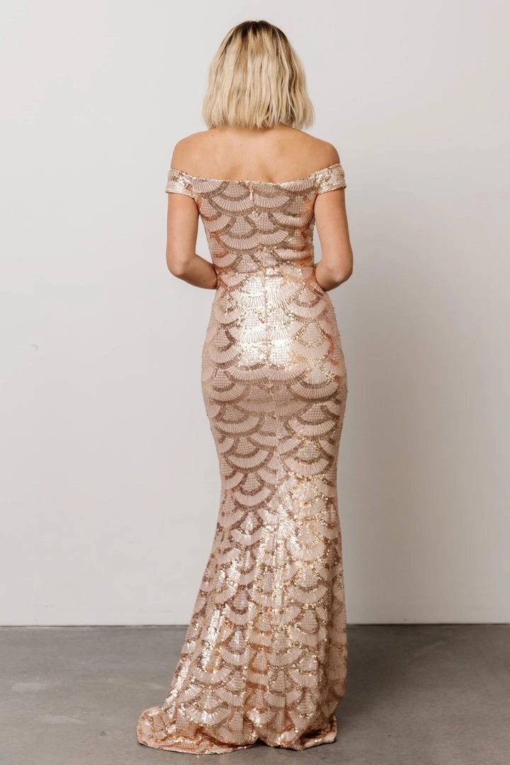 RR Milan Sequin Gown | Rose Gold Dresses 10 RR Milan Sequin Gown | Rose Gold Dresses