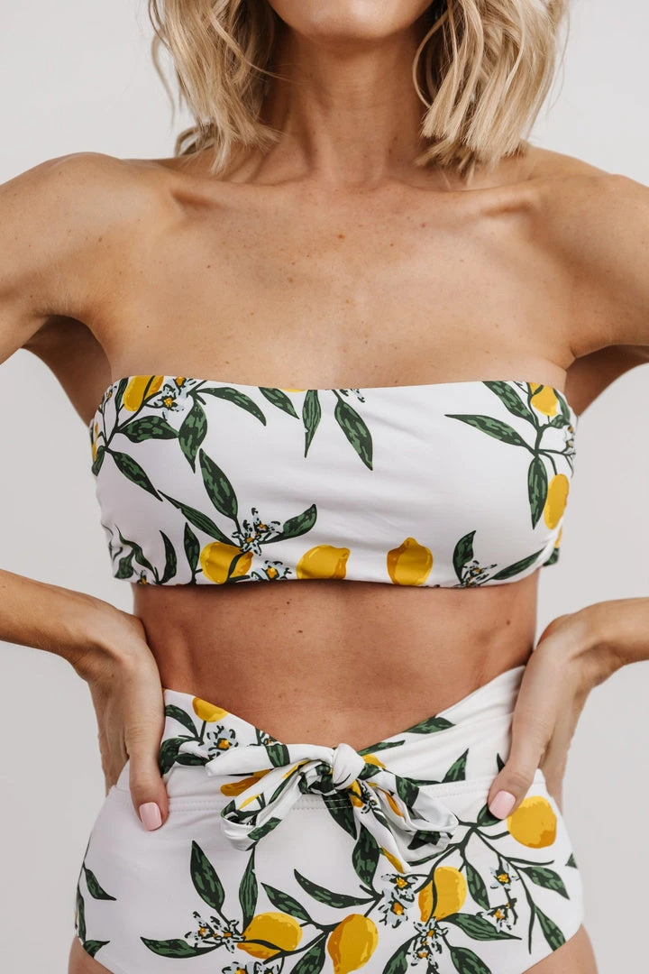 EN Swim Milos Bikini Top | Lemon Print 2 EN Swim Milos Bikini Top | Lemon Print