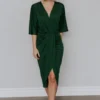 DD Dresses Mimi Midi Dress | Hunter Green