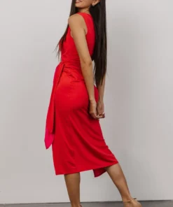 DD Monaco Midi Color Block Dress | Fuchsia 9 DD Monaco Midi Color Block Dress | Fuchsia