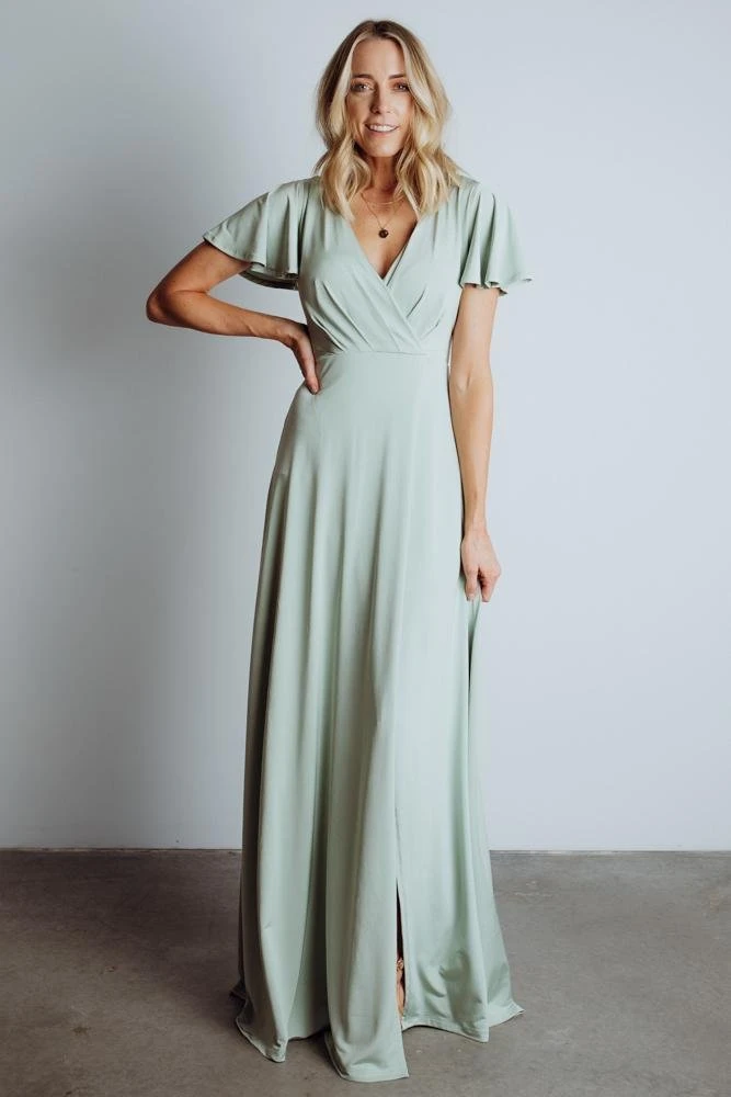 LD Monica Maxi Dress | Sage 4 LD Monica Maxi Dress | Sage