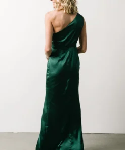 SL Morgan One Shoulder Gown | Emerald Dresses 16 SL Morgan One Shoulder Gown | Emerald Dresses