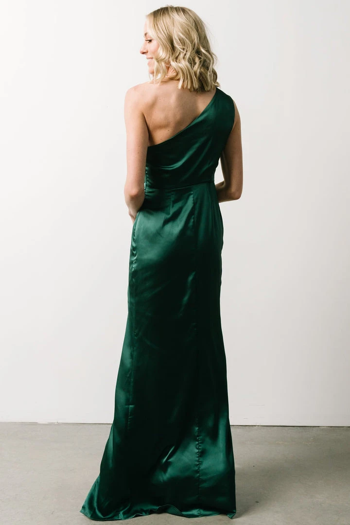 SL Morgan One Shoulder Gown | Emerald Dresses 5 SL Morgan One Shoulder Gown | Emerald Dresses