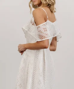 SL Munich Lace Short Dress | White Dresses