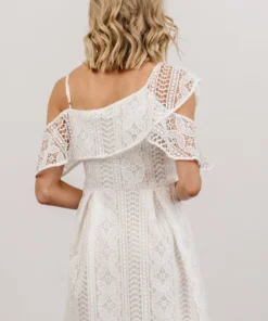 SL Munich Lace Short Dress | White Dresses