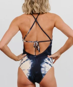 EN Mykonos One Piece | Blue Tie Dye Swim 7 EN Mykonos One Piece | Blue Tie Dye Swim