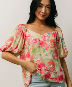 FT Tops Nancy Top | Multi Floral